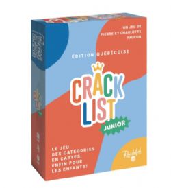 JEU CRACK LIST JUNIOR - ÉDITION QUÉBÉCOISE